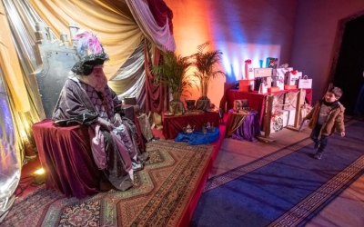 El campament reial instal·lat a la Casa Duran | Roger Benet